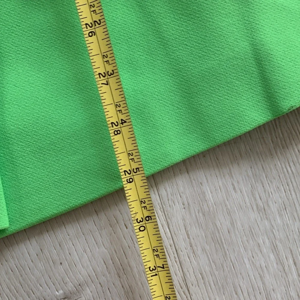 Asos Design wrap belted suit blazer‎ pop green neon size 4 double breasted new - Picture 12 of 15